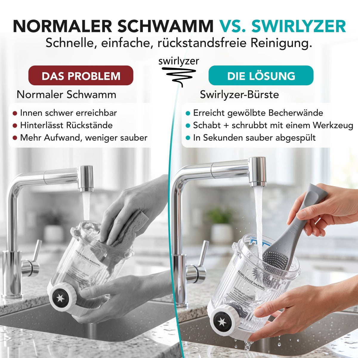 Swirlyzer | Reinigungsbürste für Ninja Creami - Wundermix GmbH