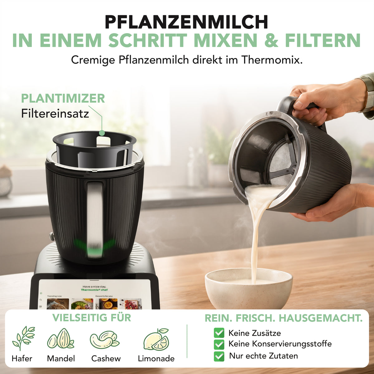 Plantimizer | Plant-Based Milk Filter for Thermomix TM7, TM6, and TM5