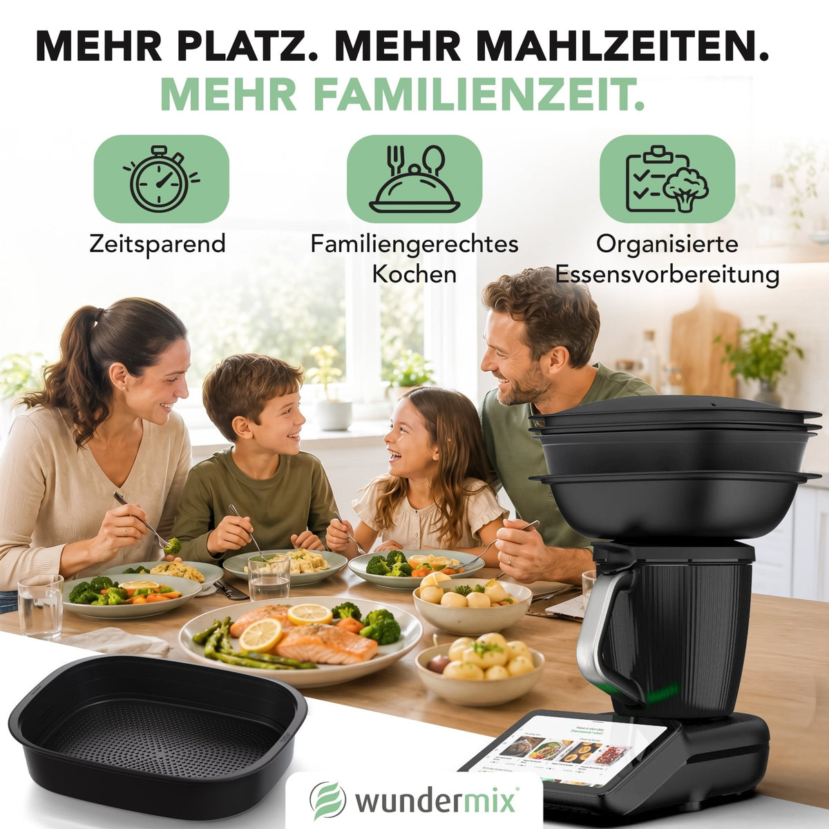 MaxiSteam® | Varoma-Erweiterung mit Einlegeboden für Thermomix TM7 - Wundermix GmbH