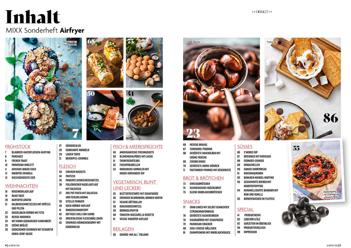 Zeitschrift MIXX Sonderheft AIR FRYER - Ausgabe 03/2025 - Wundermix GmbH