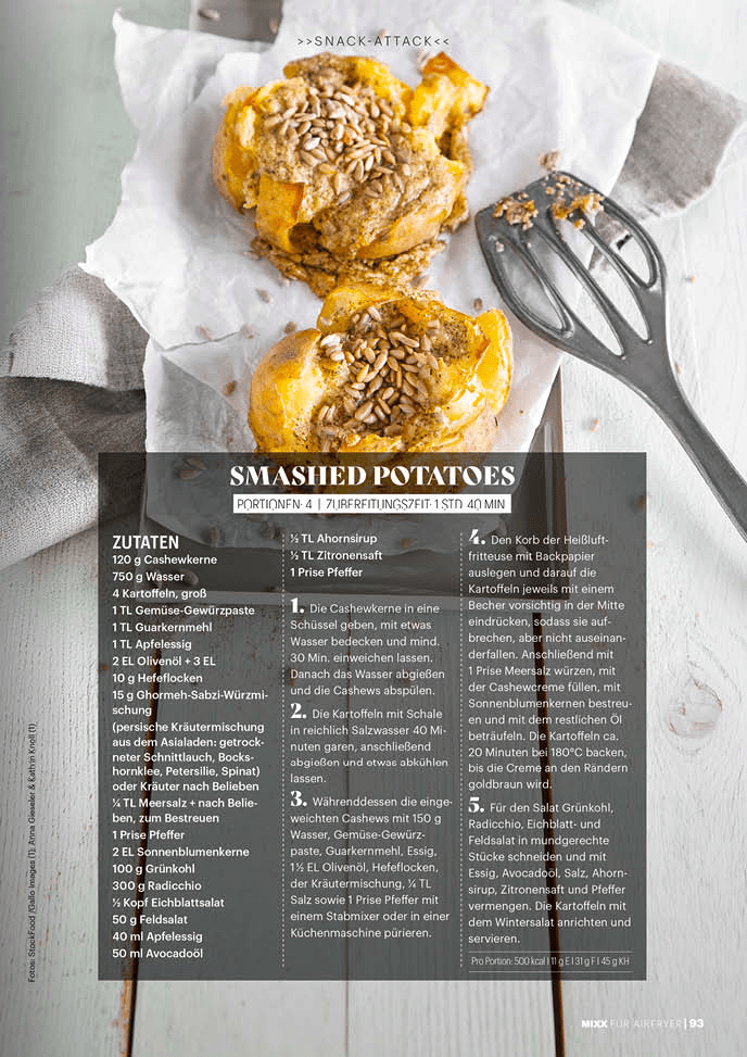 Zeitschrift MIXX Sonderheft AIR FRYER - Ausgabe 01/2027 - Wundermix GmbH
