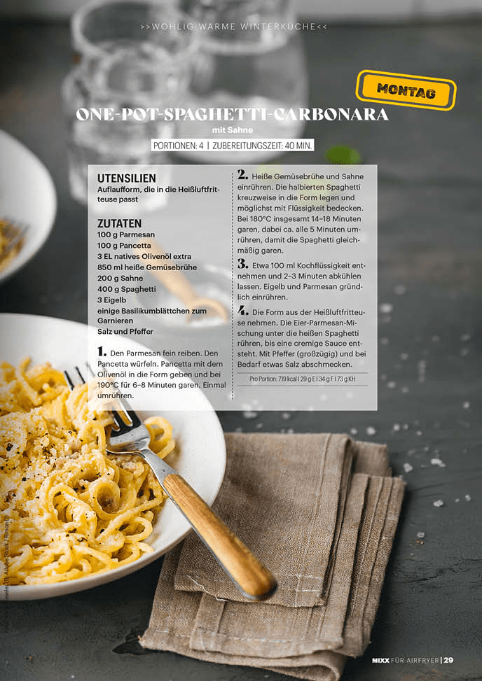 Zeitschrift MIXX Sonderheft AIR FRYER - Ausgabe 01/2027 - Wundermix GmbH
