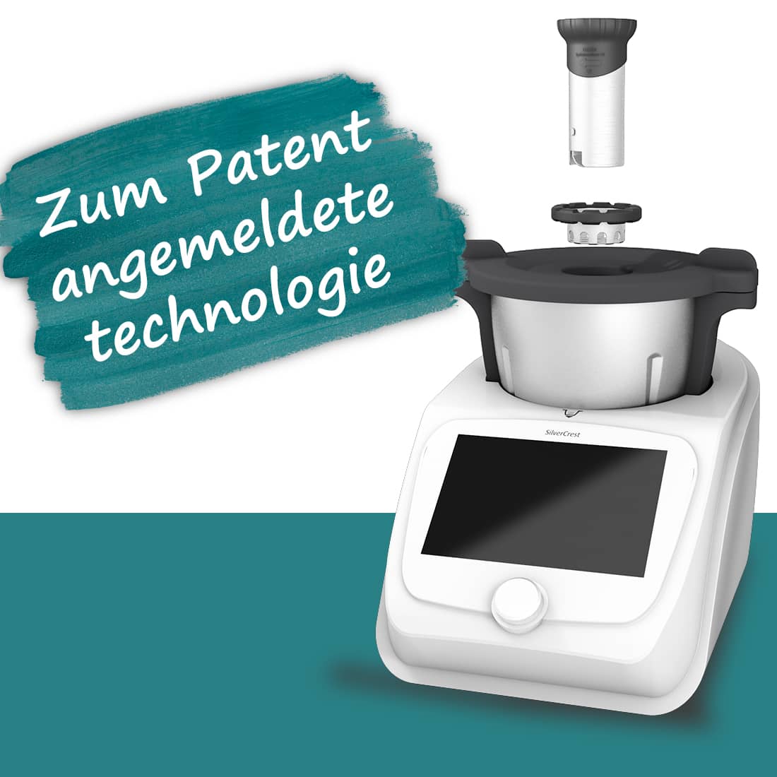 mixle® Spätzleaufsatz V2 aus Edelstahl für Monsieur Cuisine Smart, Connect, Trend & Compact - Wundermix GmbH