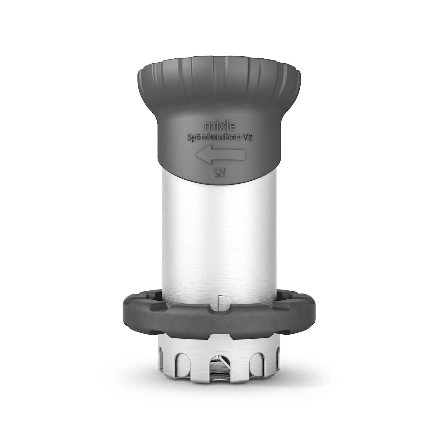 mixle® Spätzleaufsatz V2 aus Edelstahl für Thermomix TM6, TM5, TM31 und TM Friend - Wundermix GmbH
