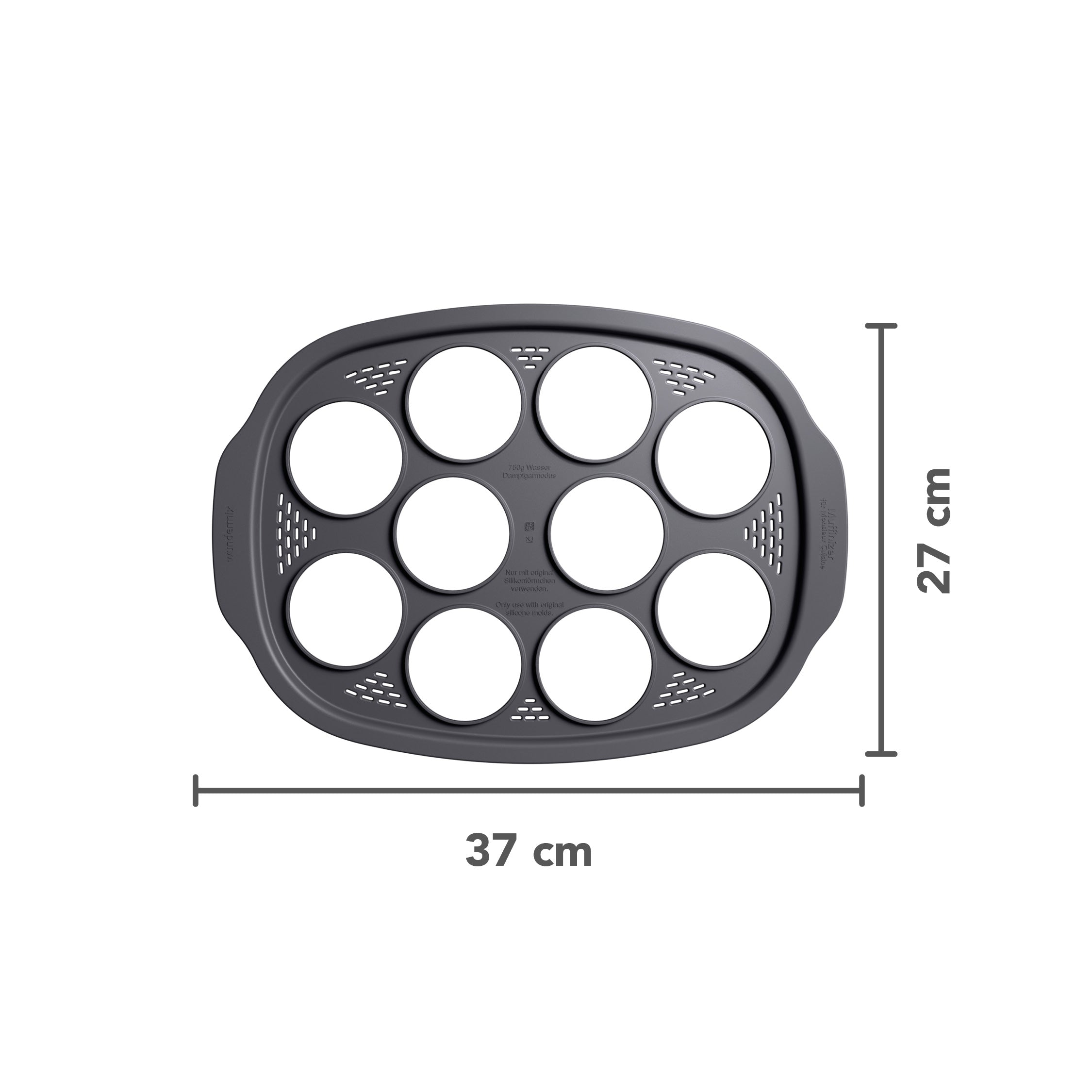 Muffinizer® | inkl. 10 Förmchen für Monsieur Cuisine Smart, Trend, Connect - Wundermix GmbH