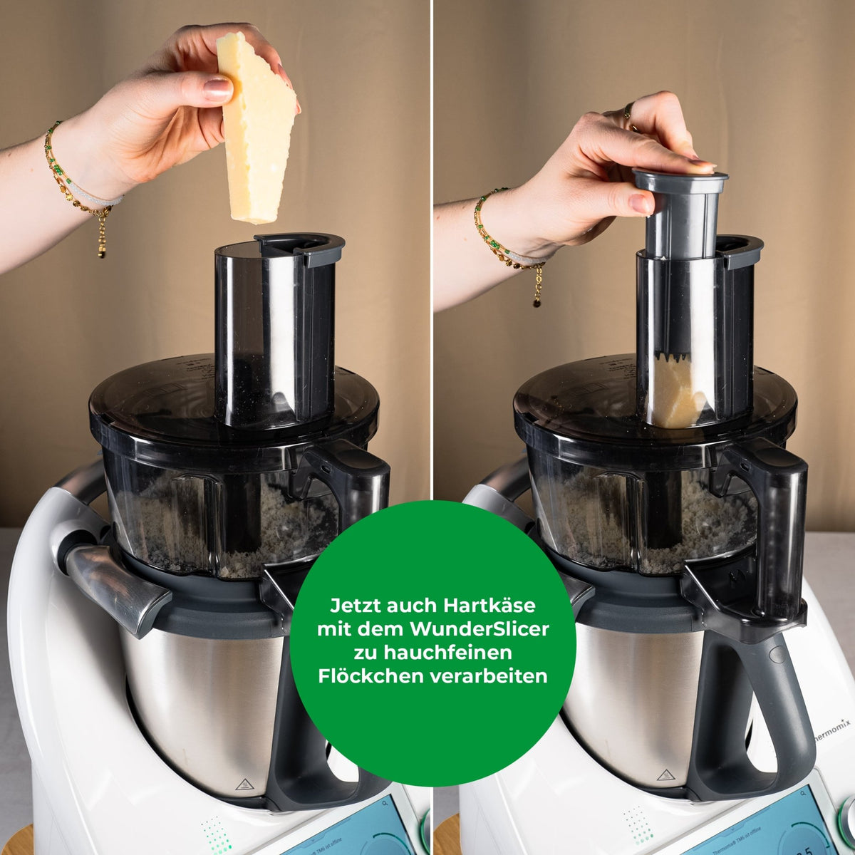Parmesanscheibe für WunderSlicer Gemüseschneider - Wundermix GmbH