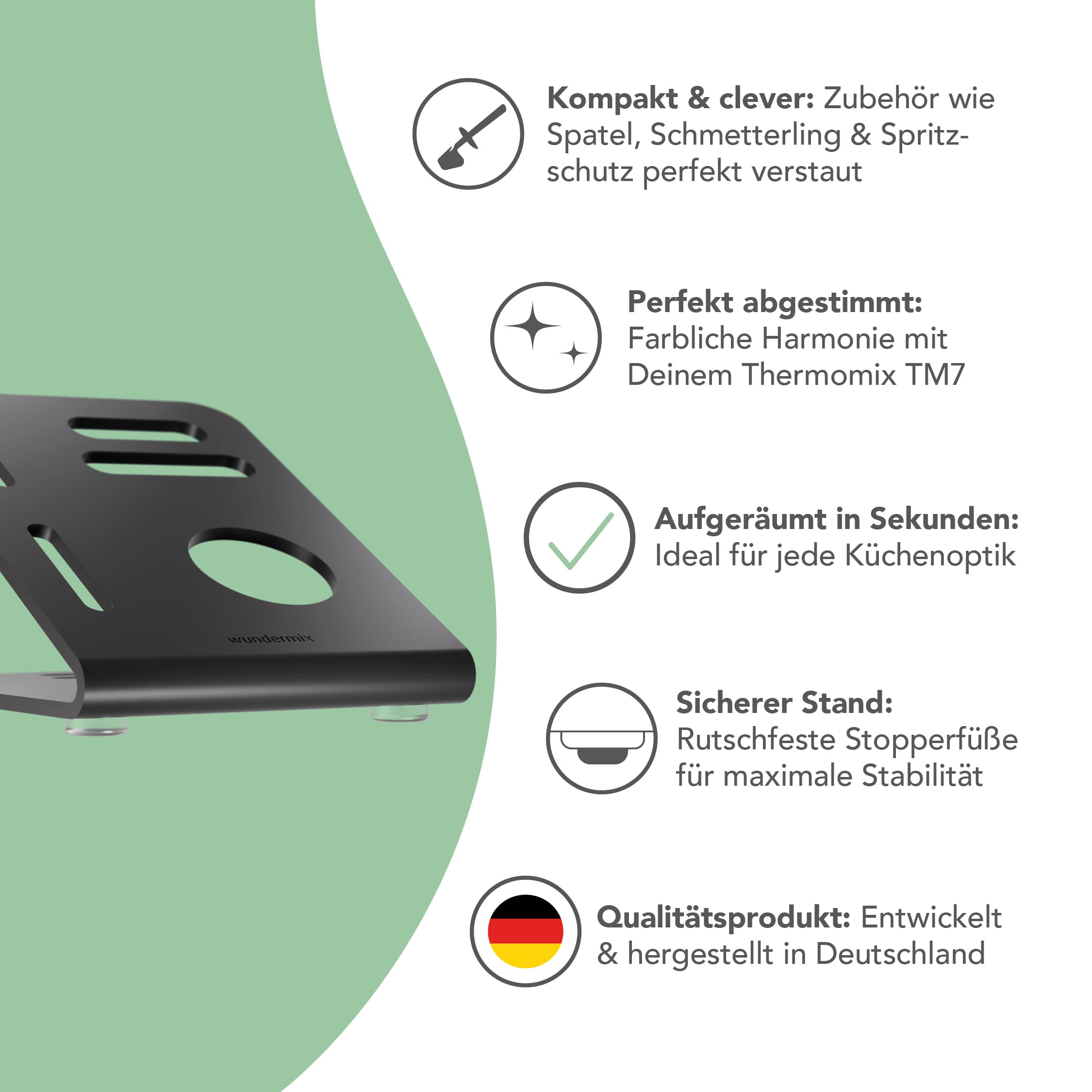 WunderKeeper® | Utensilienhalter für Thermomix TM7 - Wundermix GmbH