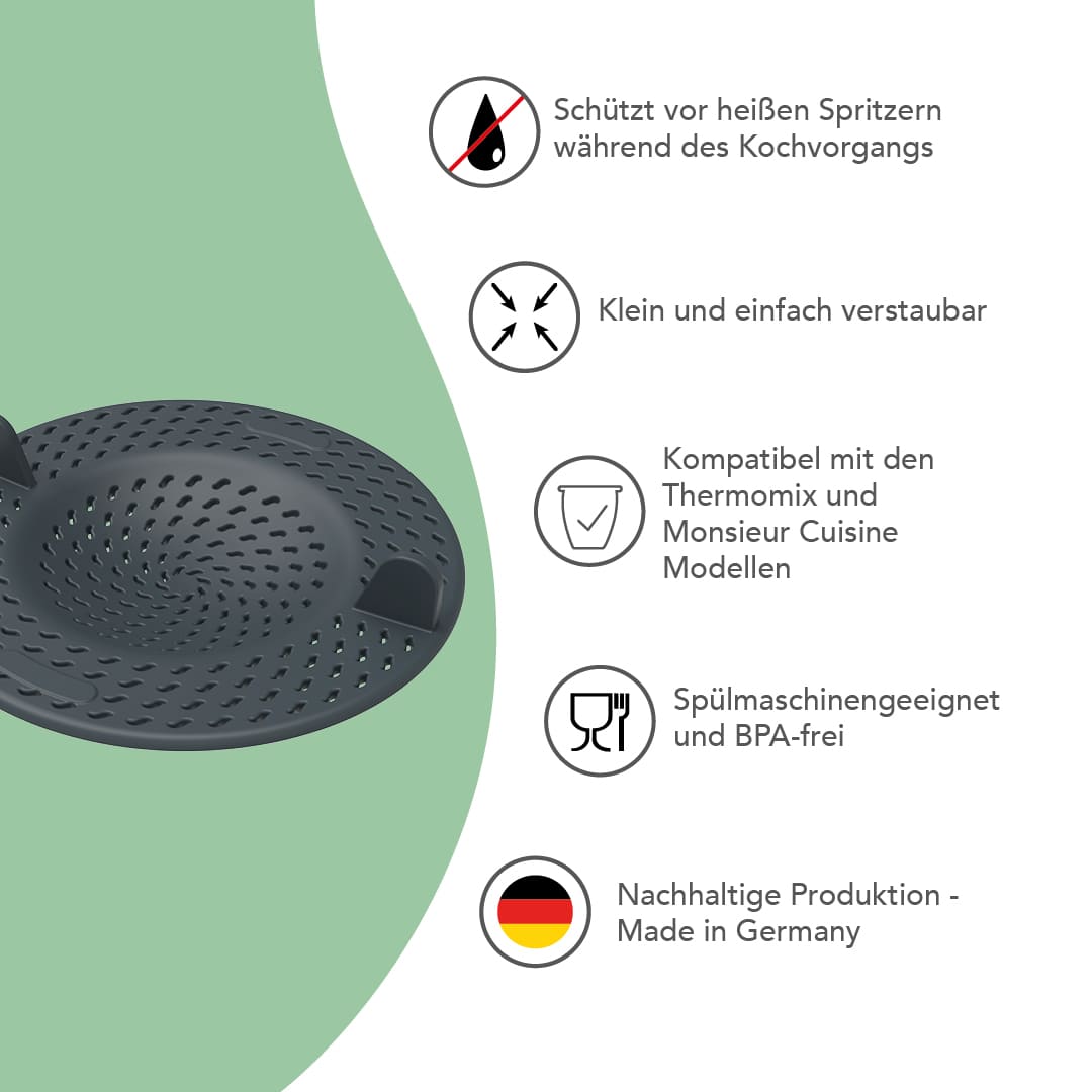 WUUFO® | Spritzschutz für Thermomix & Monsieur Cuisine - Wundermix GmbH