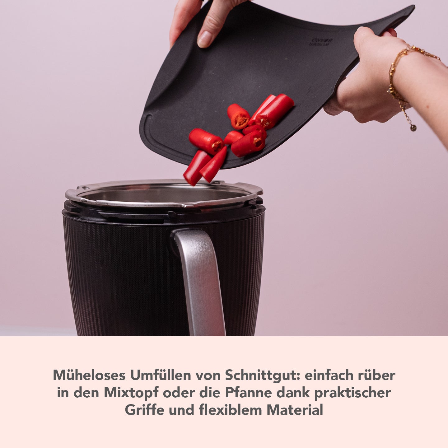 WunderBoard® V2 | 2 - in - 1 Schneidebrett in S, M, L - Wundermix GmbH