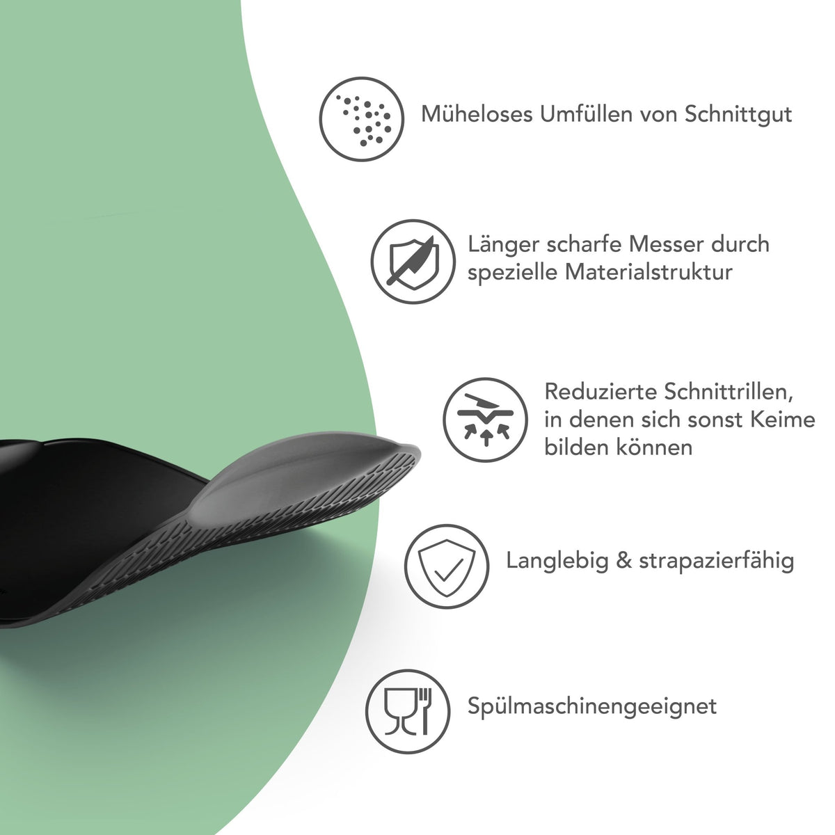 WunderBoard® V1 | 2 - in - 1 Schneidebrett in M - Wundermix GmbH