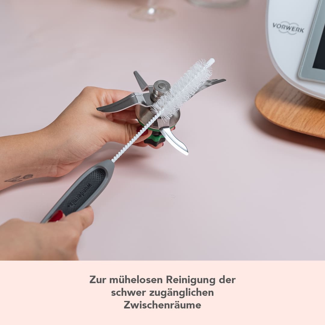 WunderBrush® Reinigungsbürste für Mixtopfmesser - Wundermix GmbH