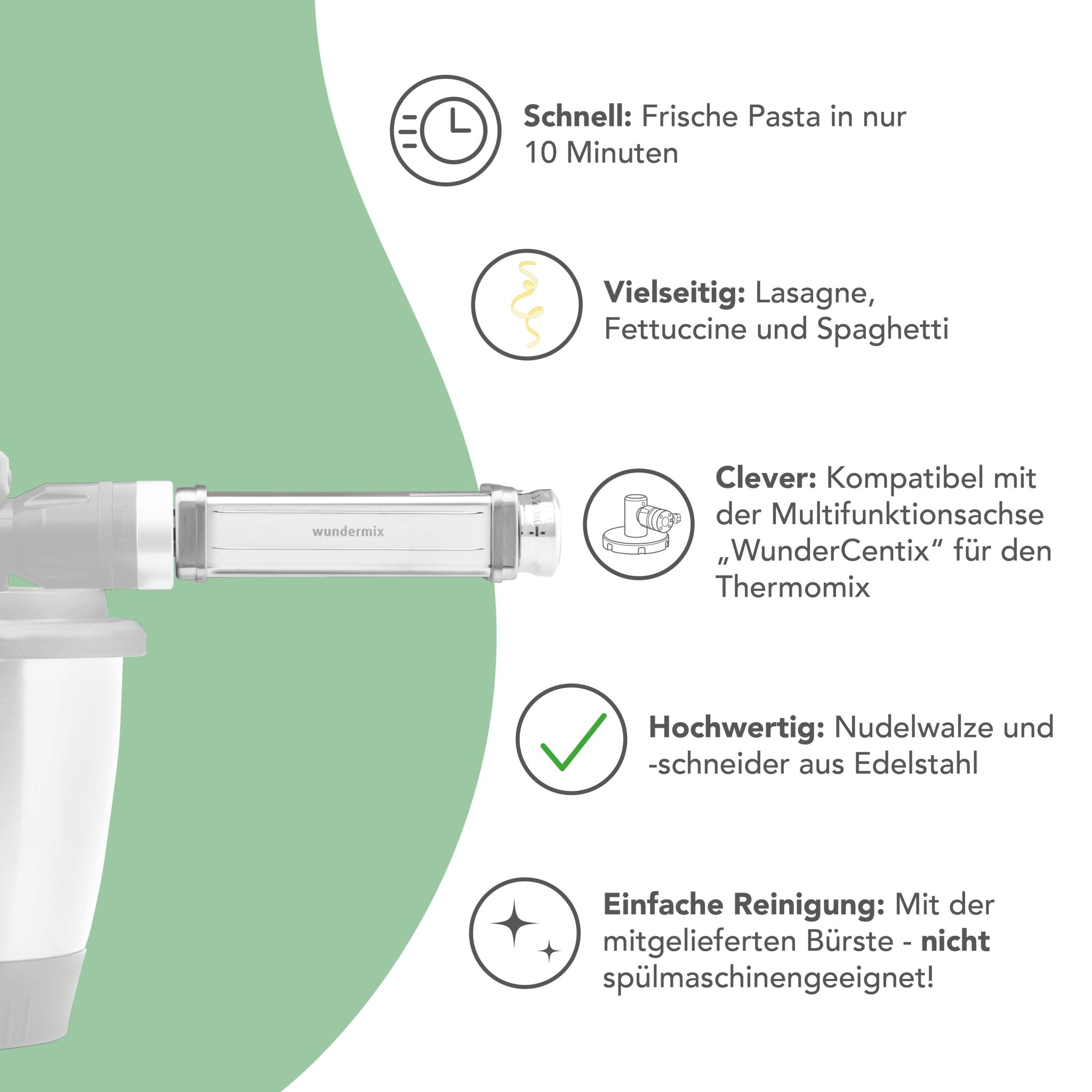 WunderCentix® | Starter - Set "Pasta" für TM6, TM5 - Wundermix GmbH