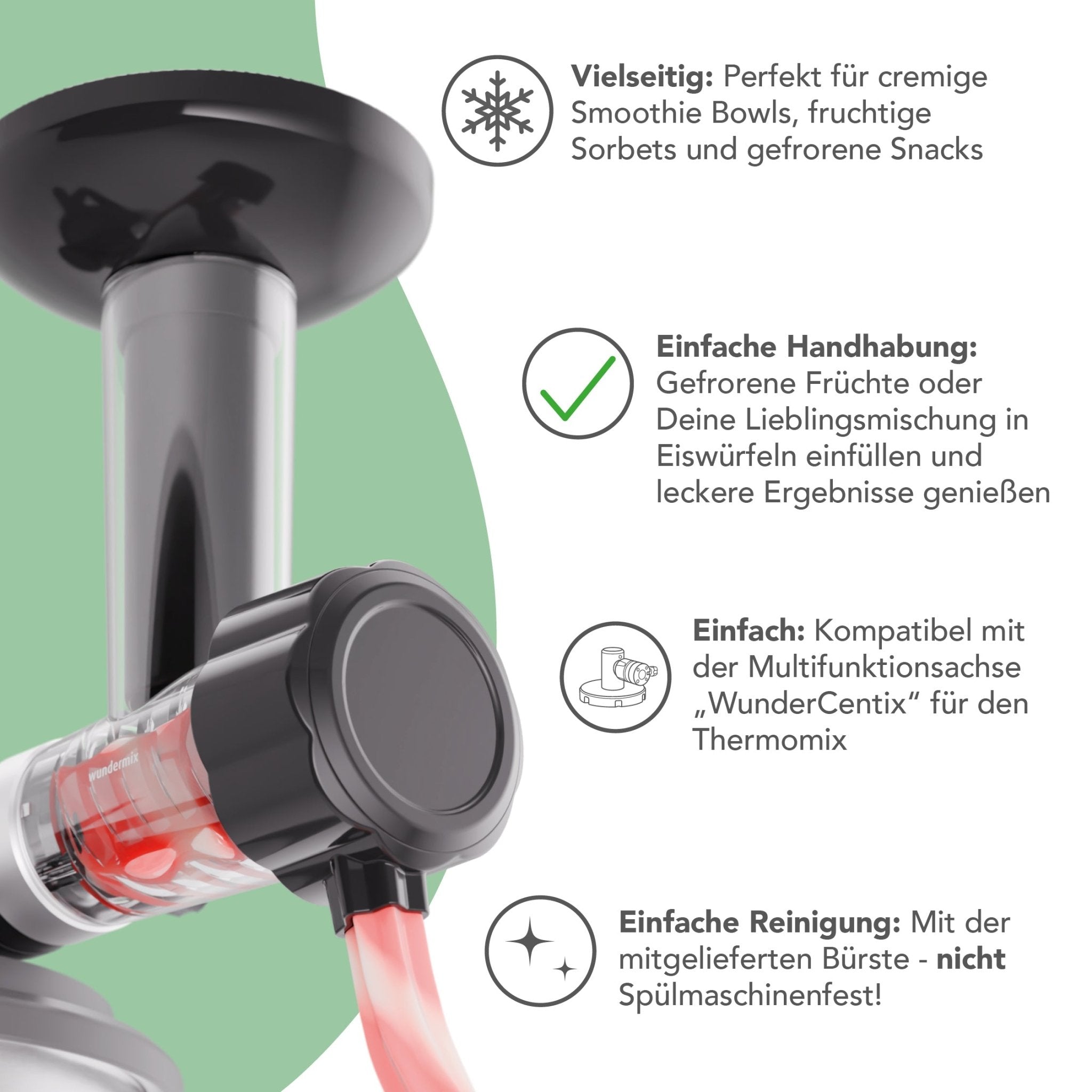 Softeis - Aufsatz für WunderCentix® - Wundermix GmbH