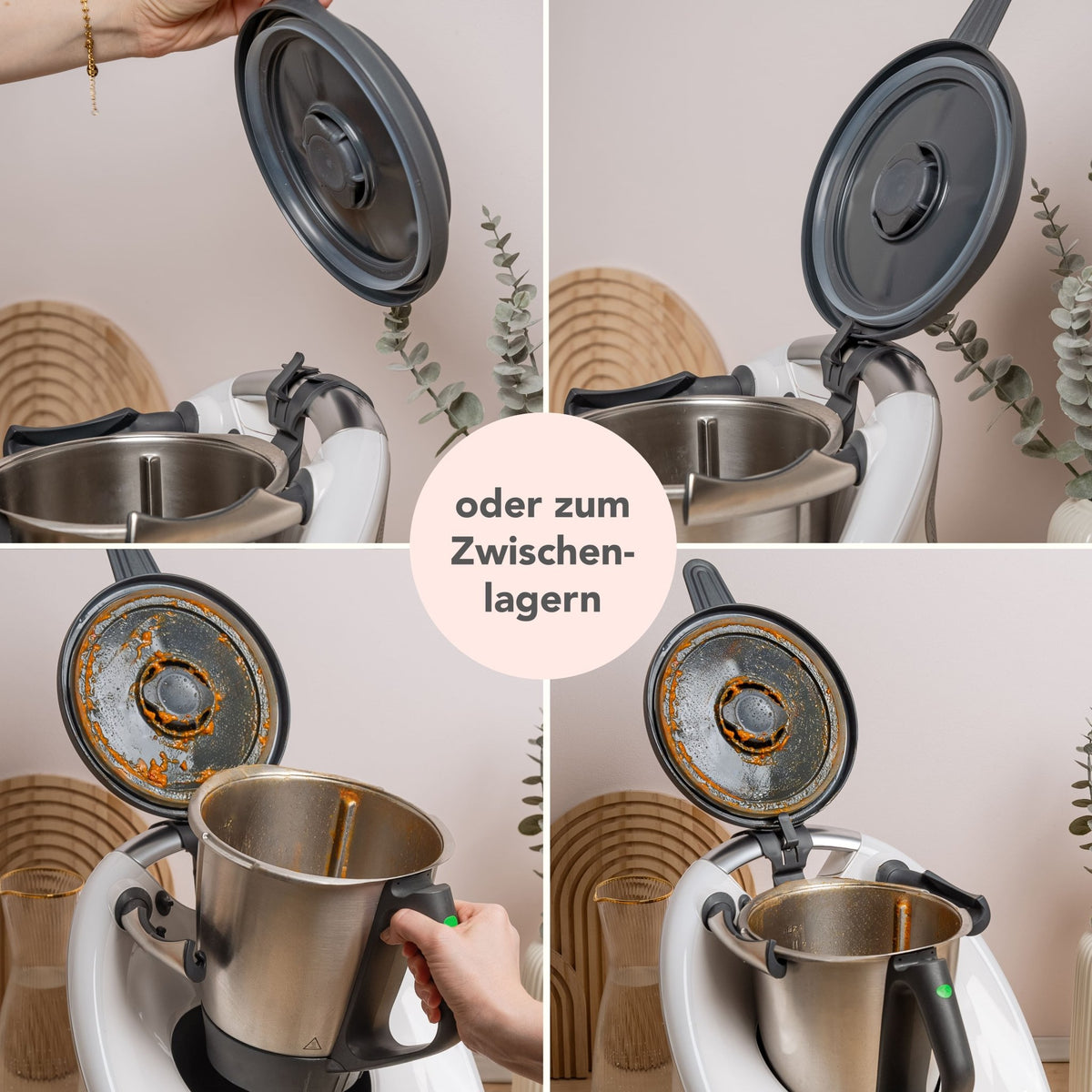 WunderClip® Pro | Deckelhalter für Thermomix TM6, TM5 - Wundermix GmbH