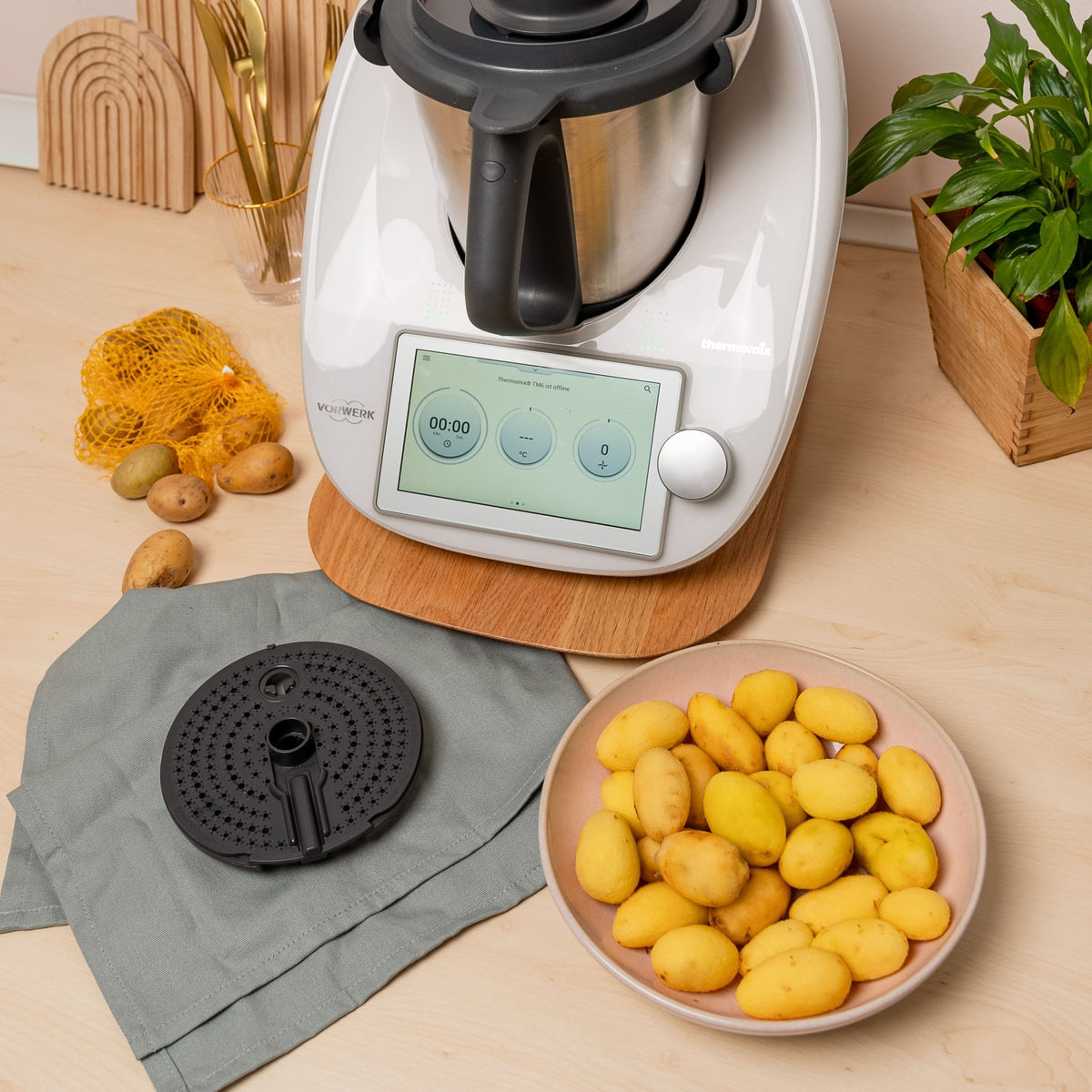 WunderPeeler® (ohne Träger) | Kunststoff - Reibscheibe zum Kartoffel schälen - Wundermix GmbH
