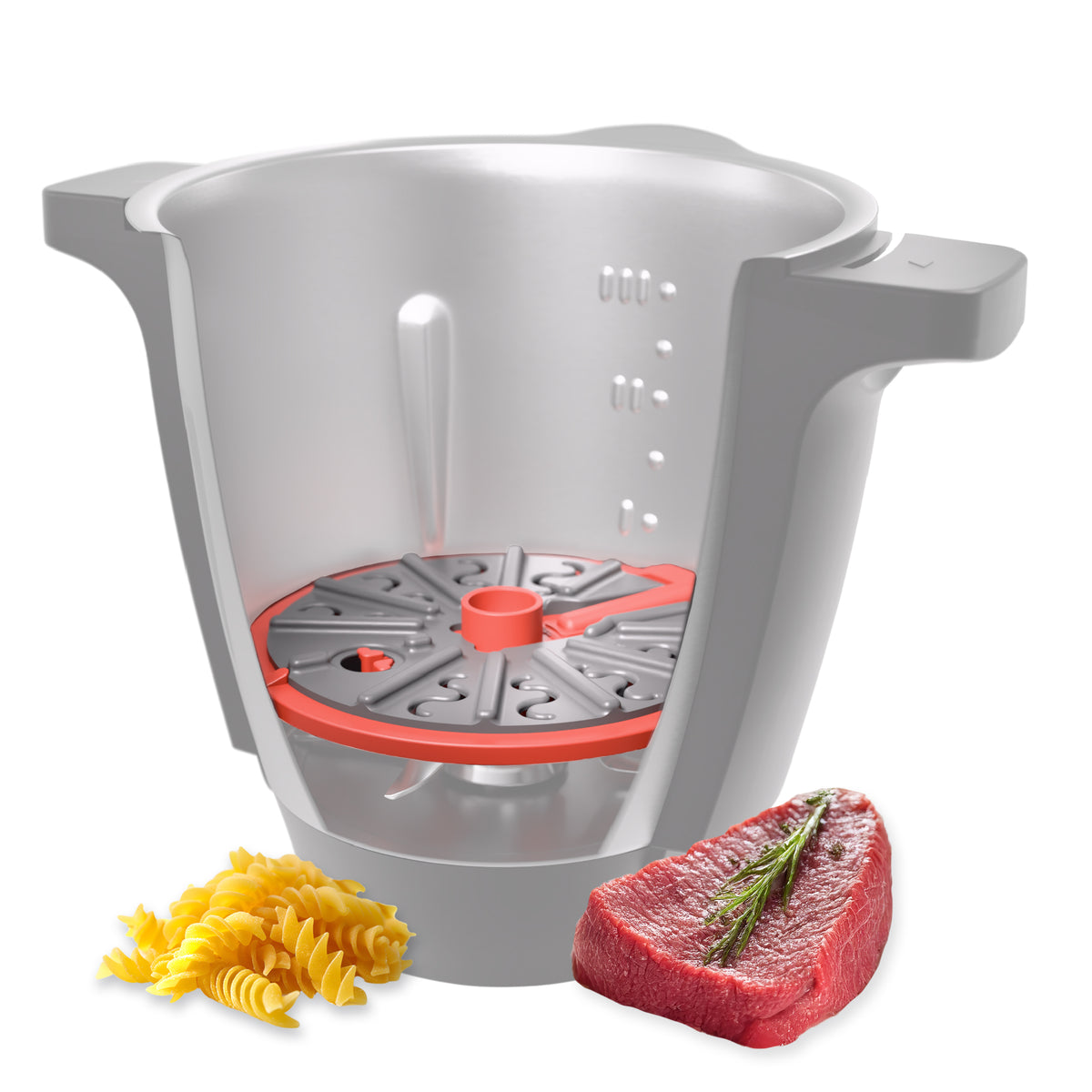 WunderPlate® (mit Träger) | Messerabdeckung für Monsieur Cuisine - Wundermix GmbH