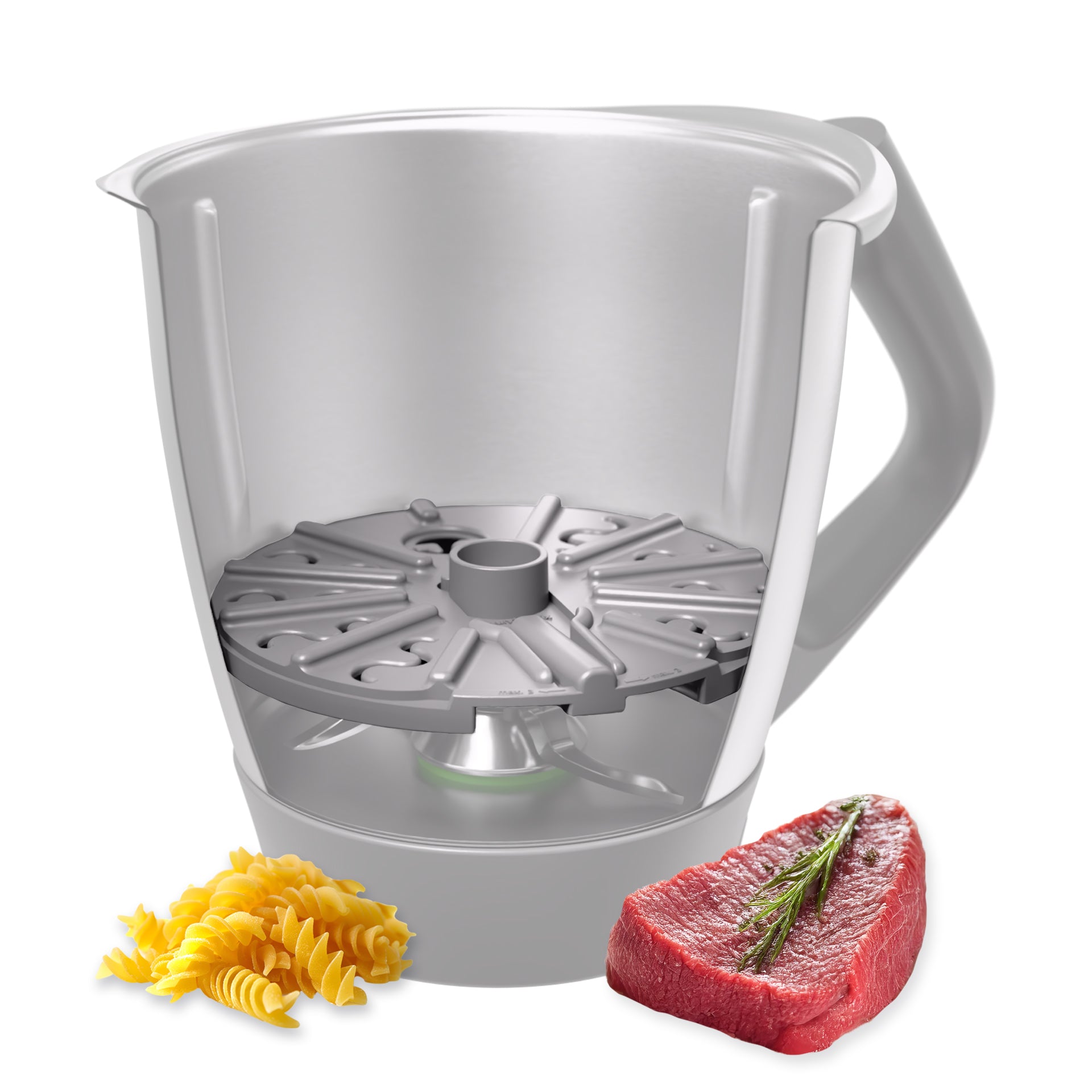 WunderPlate® (mit Träger) | Messerabdeckung für Thermomix TM7, TM6, TM5, TM31 - Wundermix GmbH