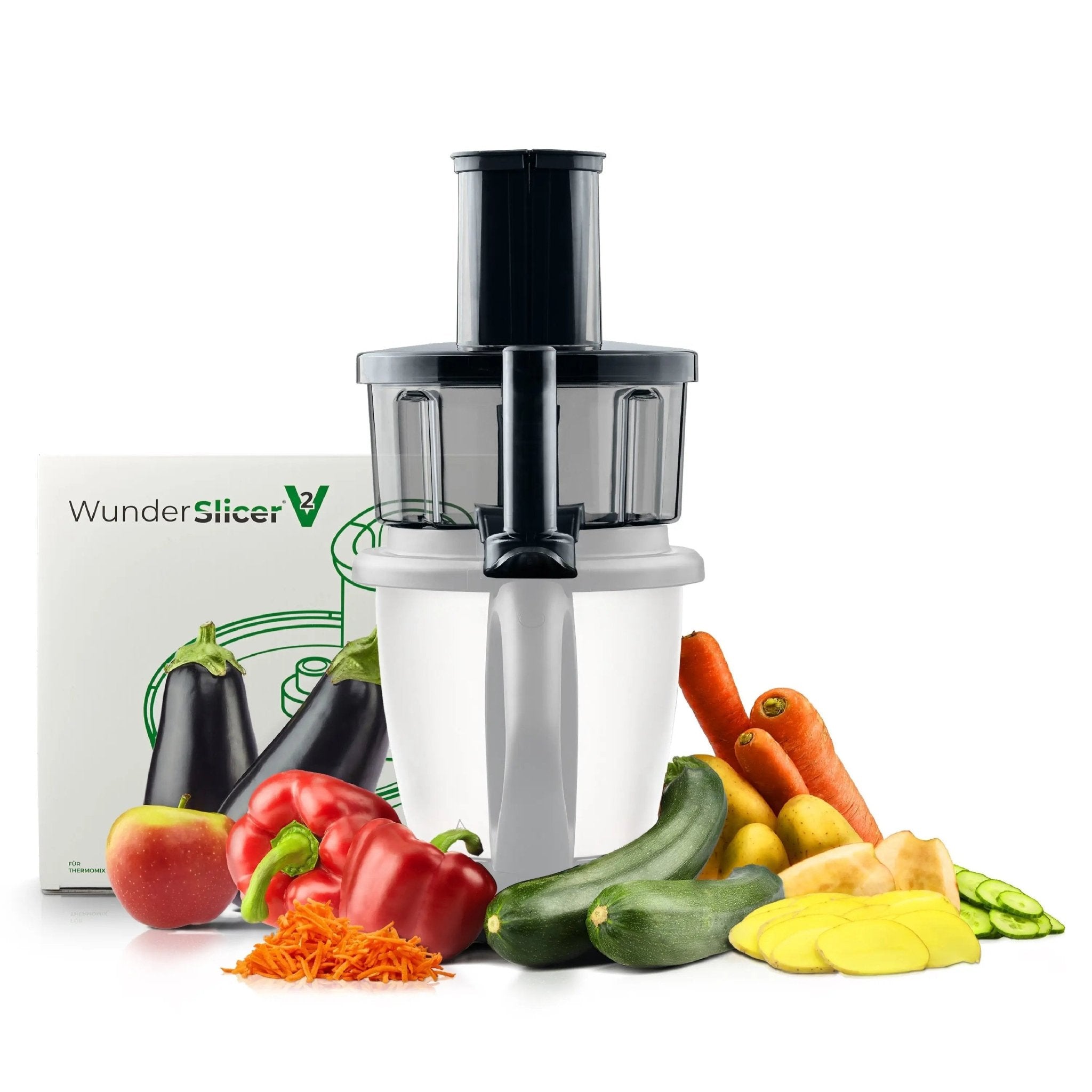 [B - Ware] WunderSlicer® V2 | Gemüseschneider für Thermomix TM6, TM5 - Wundermix GmbH