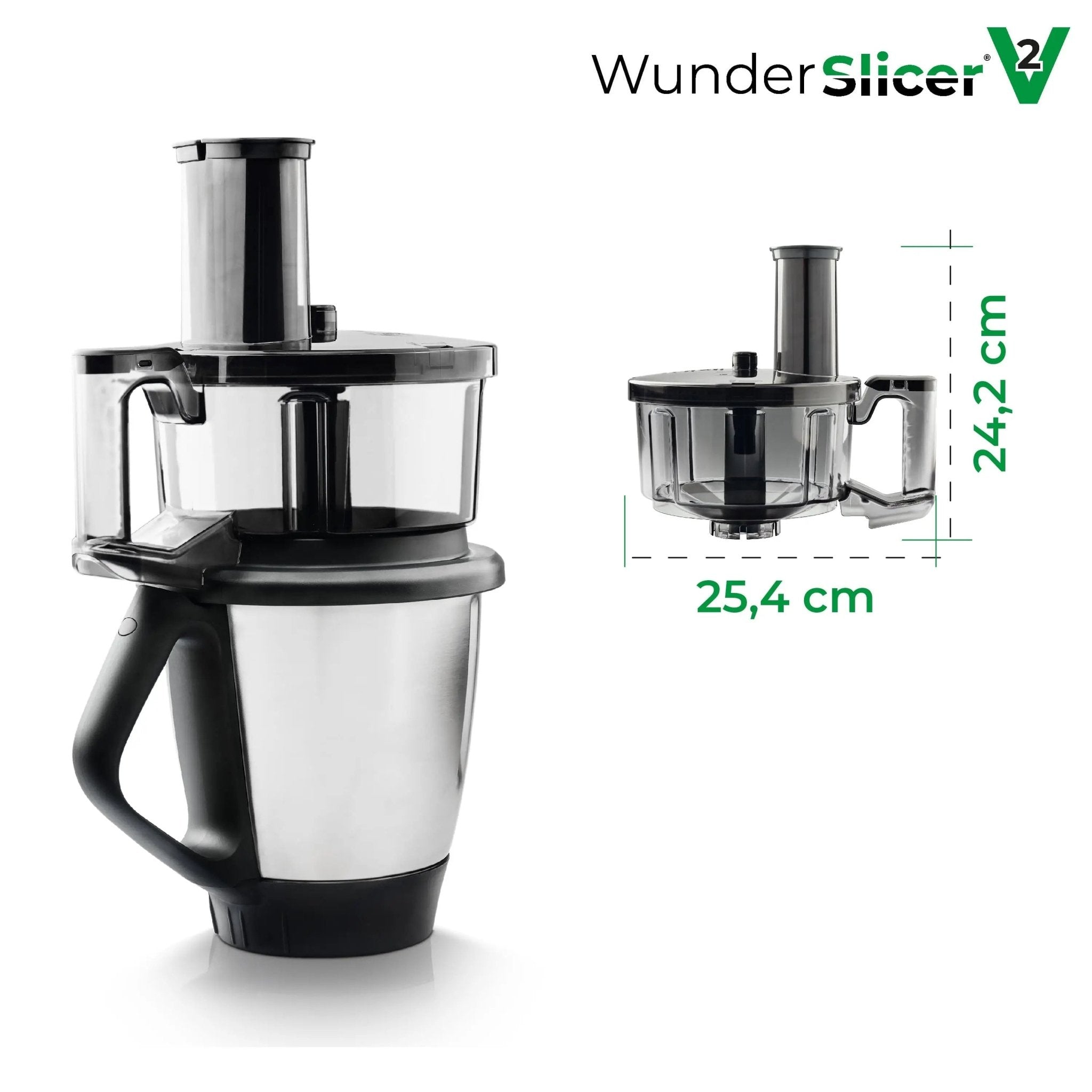 [B - Ware] WunderSlicer® V2 | Gemüseschneider für Thermomix TM6, TM5 - Wundermix GmbH