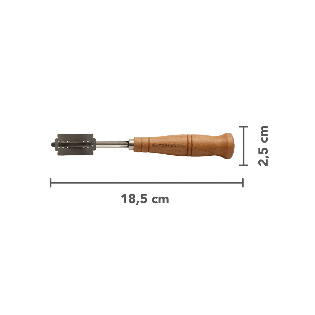 WunderStyler® Classic | Bäckermesser mit Holzgriff - Wundermix GmbH