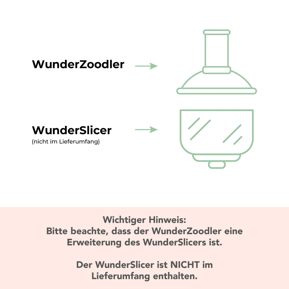 [Erweiterung] WunderZoodler® | Spiralschneider für WunderSlicer - Wundermix GmbH