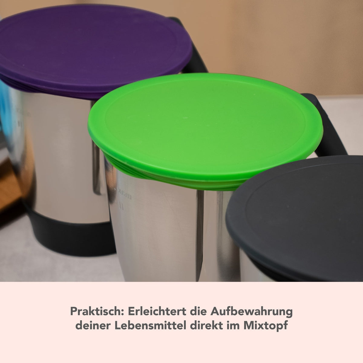 WunderLid® | Silikondeckel für Thermomix - Mixtopf TM7, TM6, TM5, TM31 - Wundermix GmbH