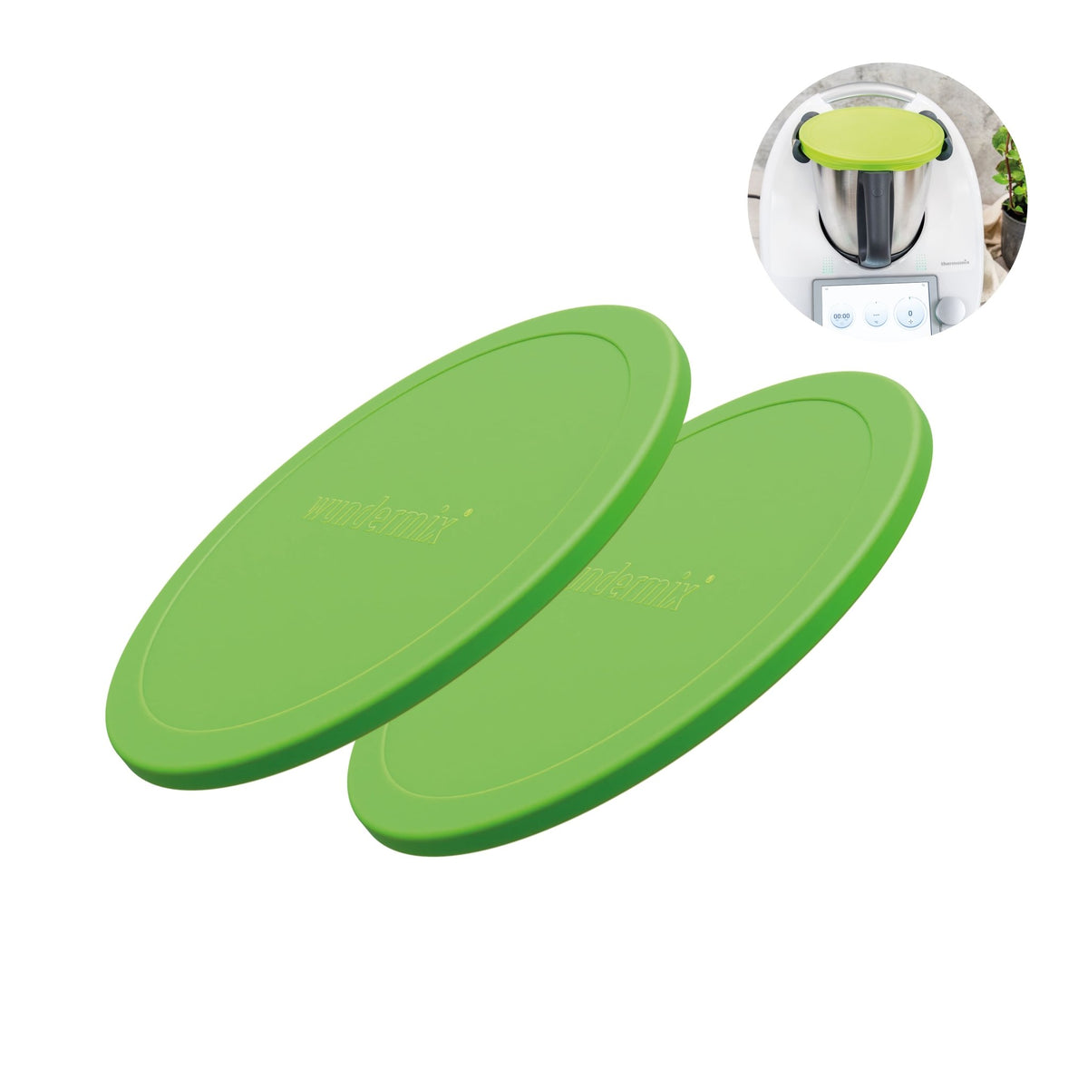 WunderLid® | Silikondeckel für Thermomix - Mixtopf | 2er Set - Wundermix GmbH