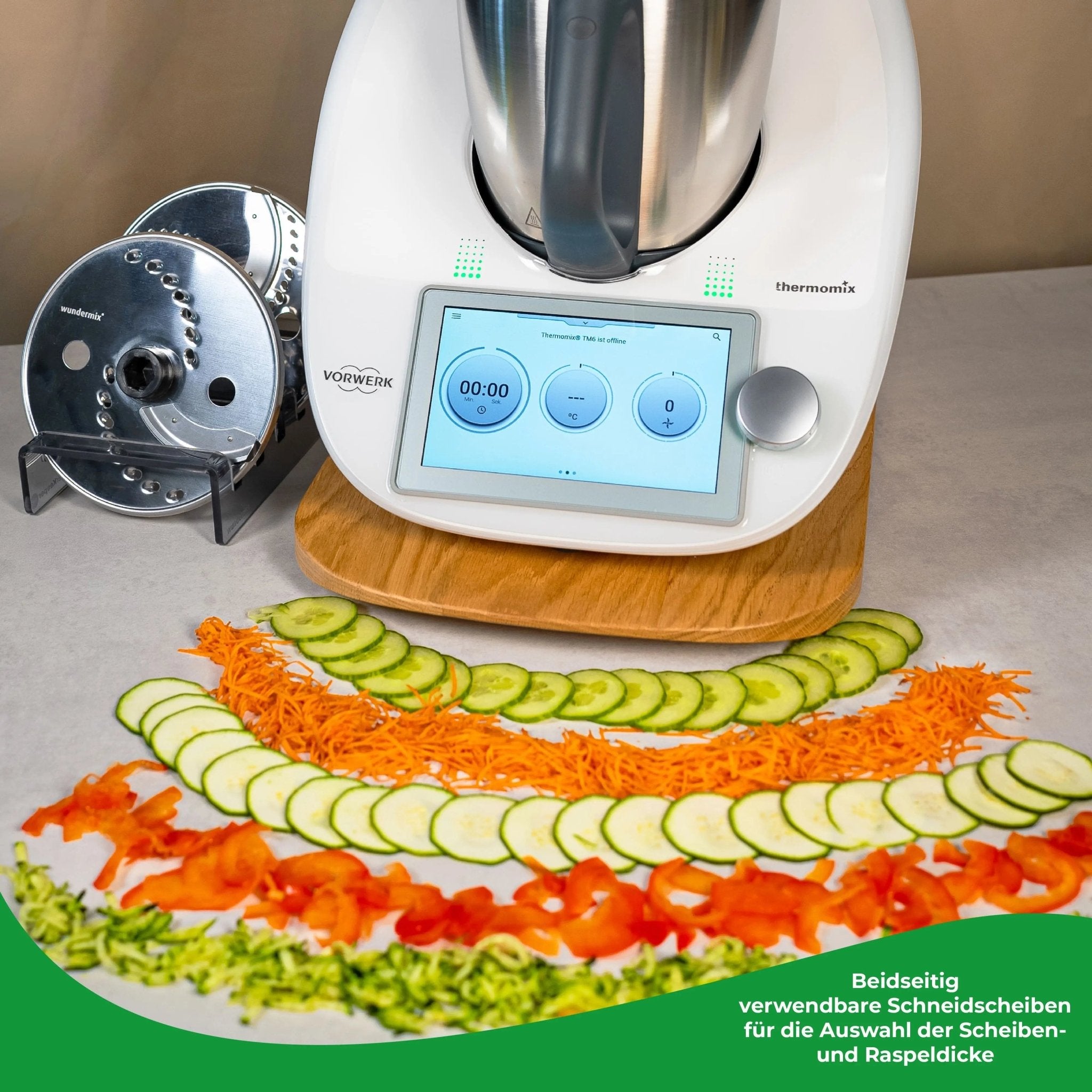 [B - Ware] WunderSlicer® V2 | Gemüseschneider für Thermomix TM6, TM5 - Wundermix GmbH