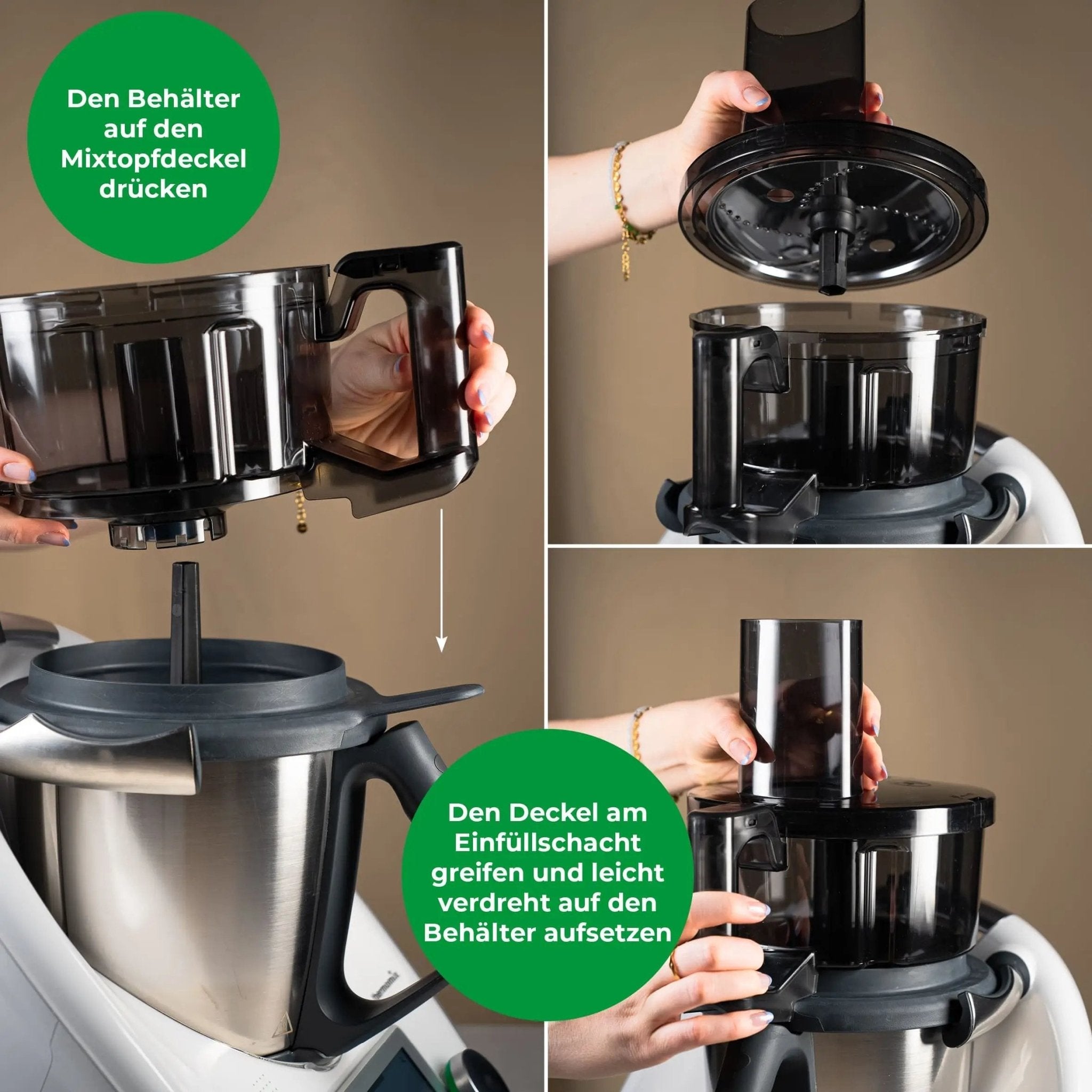 [B - Ware] WunderSlicer® V2 | Gemüseschneider für Thermomix TM6, TM5 - Wundermix GmbH