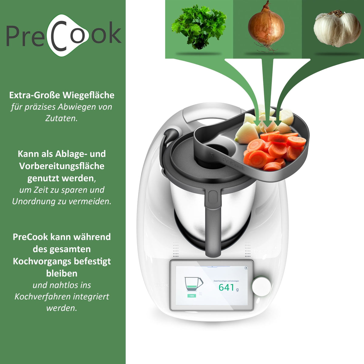Mixle® PreCook | Deckelerweiterung für TM6, TM5, TM31 - Wundermix GmbH