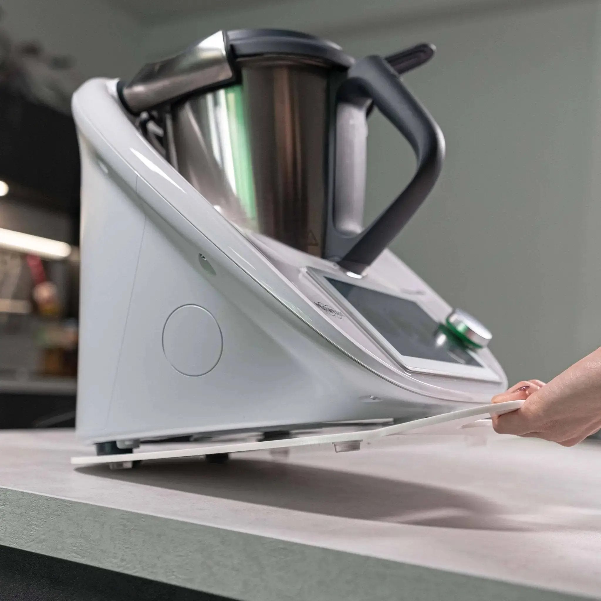[B - Ware] EasySlider® | Gleitbrett aus Acrylglas für Thermomix TM6, TM5 - Wundermix GmbH