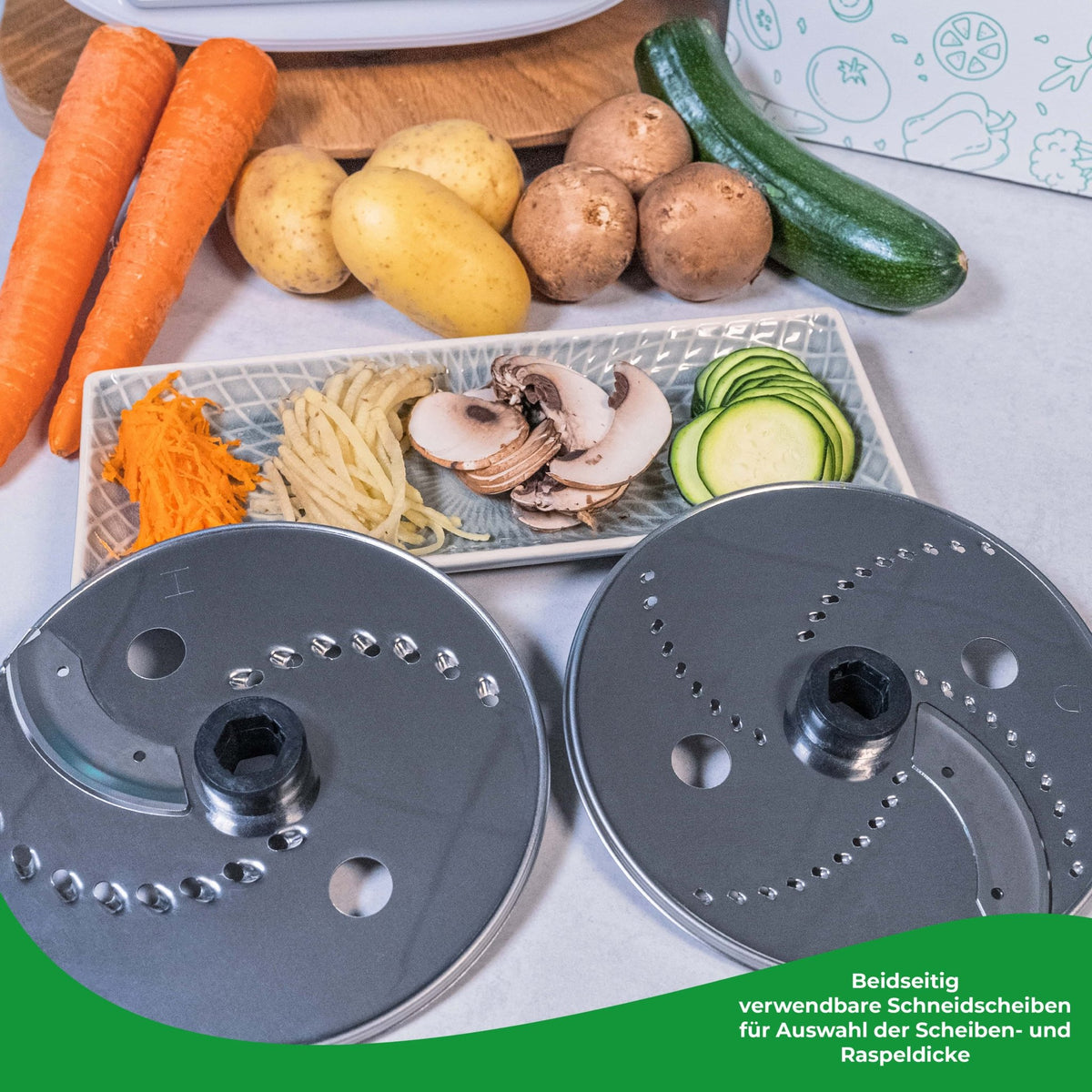 [B-Ware] WunderSlicer® | Gemüseschneider für Monsieur Cuisine - Wundermix GmbH