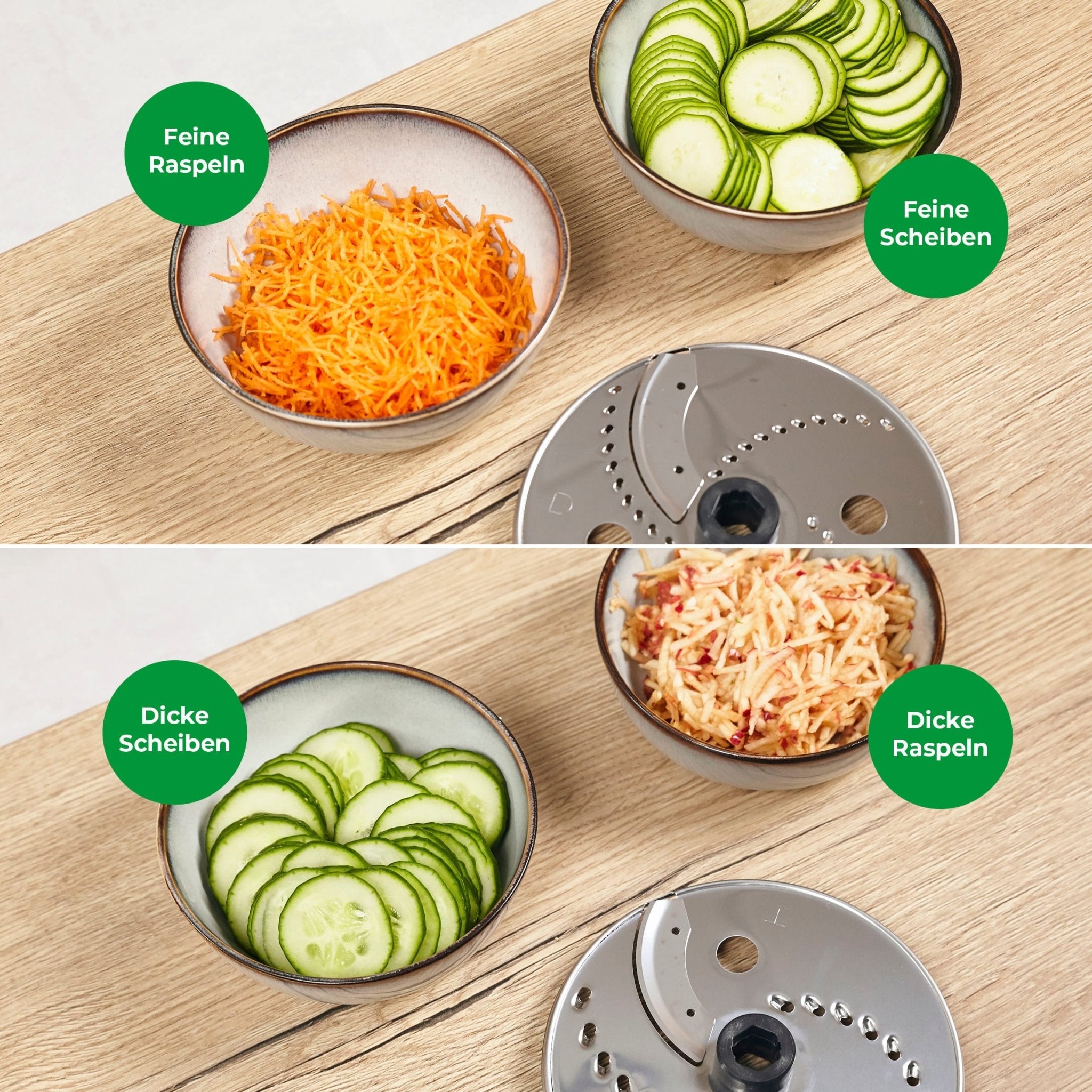 WunderSlicer® V2 | Gemüseschneider für Monsieur Cuisine Connect, Trend & Smart - Wundermix GmbH