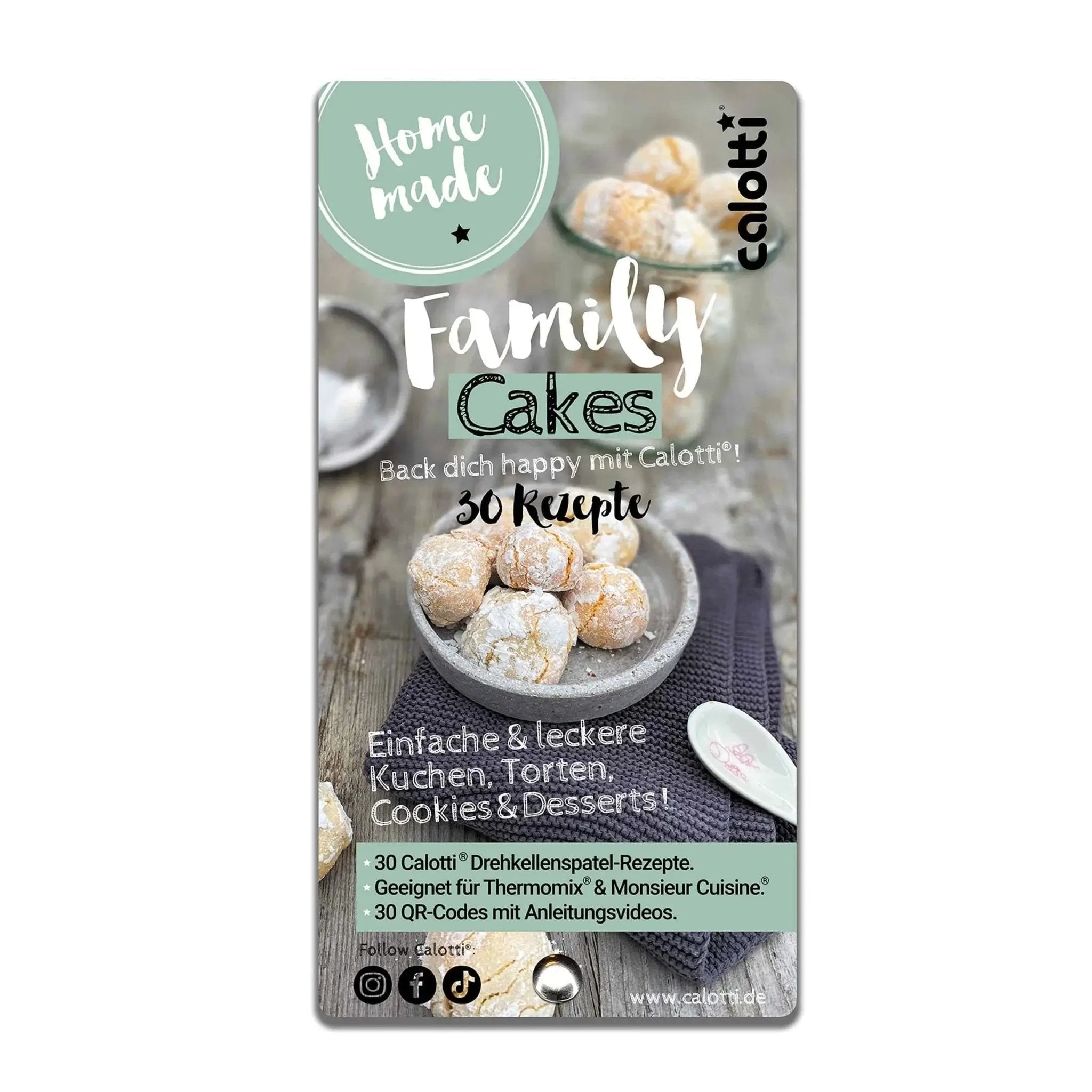 Family Cakes | Rezeptfächer | Back dich happy mit Calotti® 30 Kuchen/Torten Rezepte - Wundermix GmbH
