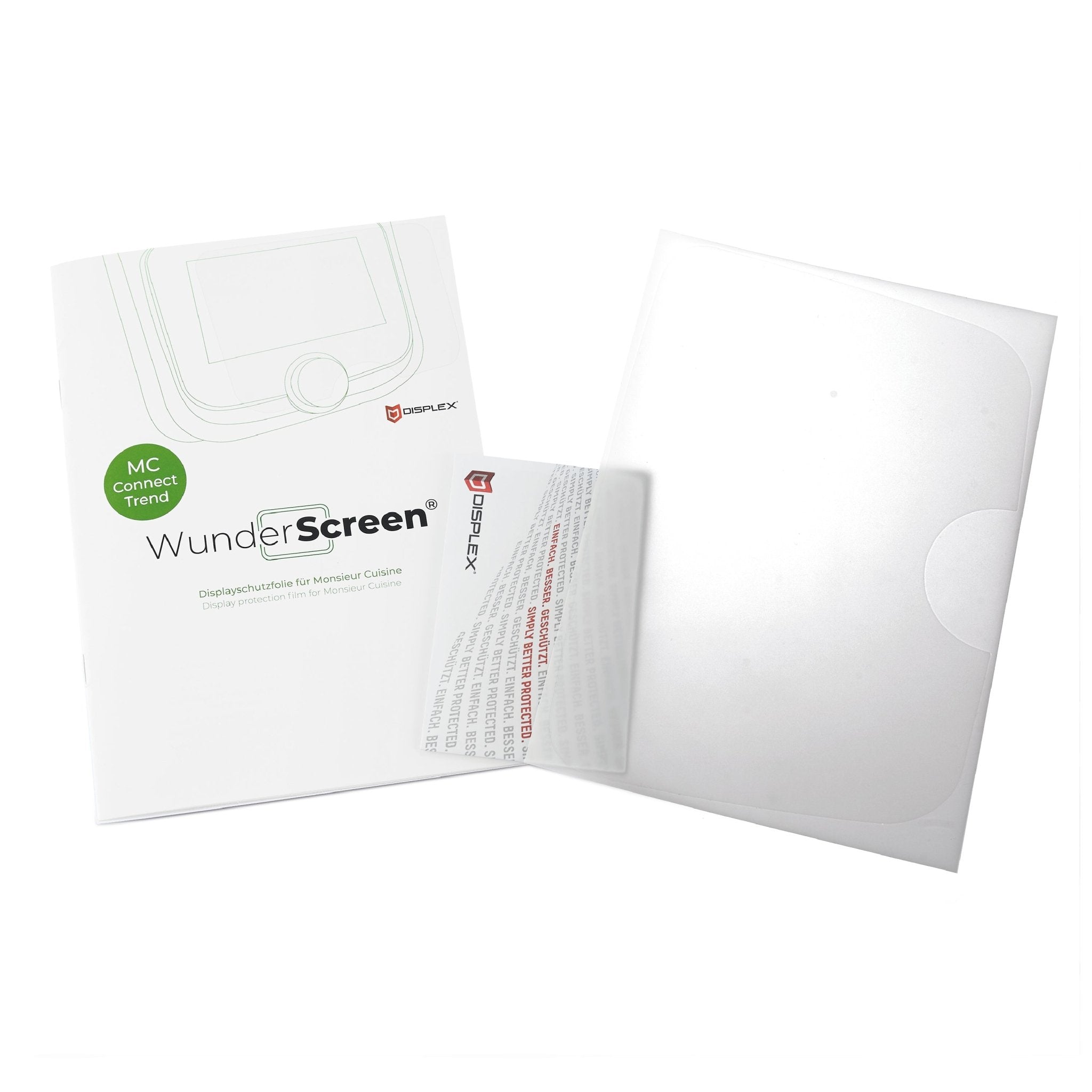 WunderScreen® Hybrid - Glas Displayschutz für Monsieur Cuisine Connect und Trend - Wundermix GmbH